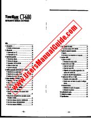 View CT-680 Castellano pdf User manual